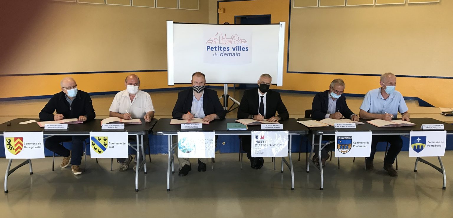 Signature De La Convention Petites Villes De Demain CCV COMMUNAUTE