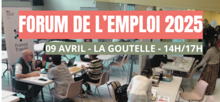 Forum de l’Emploi : 09 avril 2025